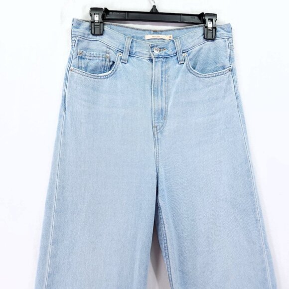 Levi's Premium Jeans Baggy High Loose Women 28x30 Denim Light Wash - Picture 8 of 13